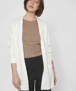 Vila Dalo Knit Cardigan White Alyssum