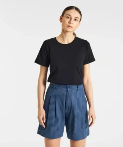 Dedicated Shorts Grundsund Work Stripe Dark Blue