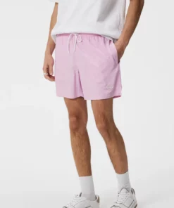 J.Lindeberg Banks Solid Swim Trunks Pink Lavender