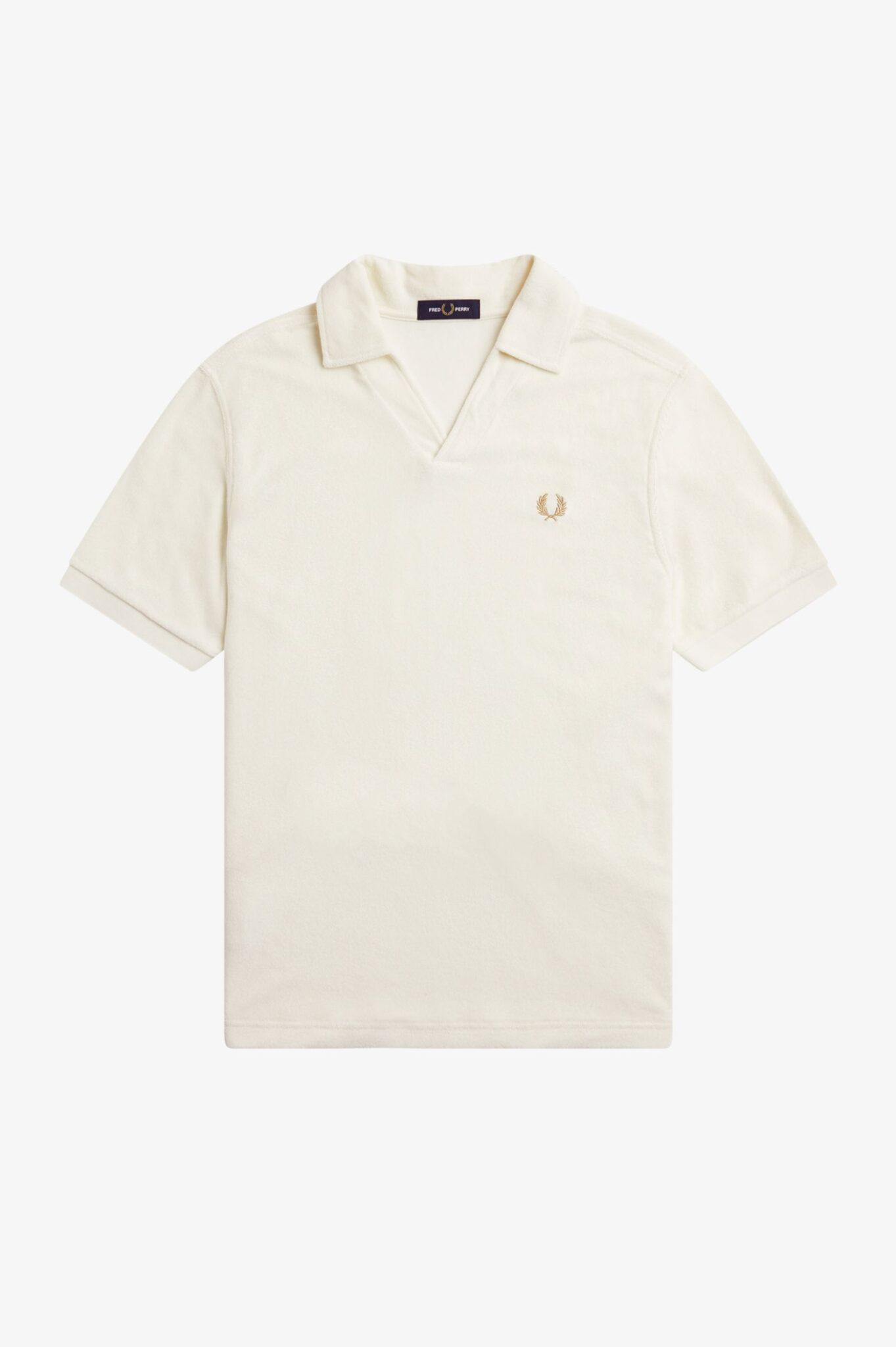 ◇FRED PERRY◇ M12 Twin Tip Fred Perry Shirt Light Ecru Cham □FRED PERRY□ M12 Twin Tip Fred Perry Shirt Light Ecru Cham