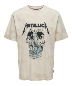 Only & Sons Metallica T-shirt White