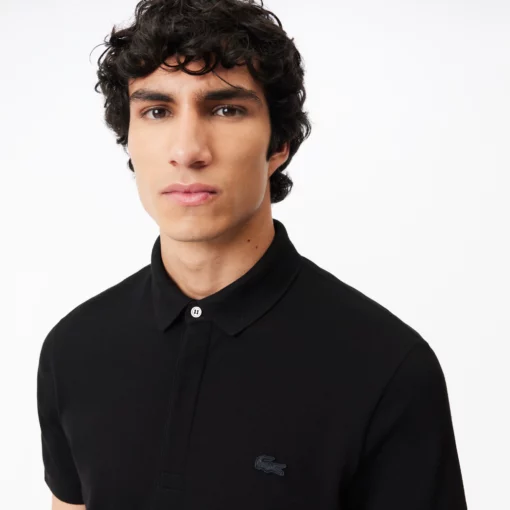 Lacoste Smart Paris Polo Shirt Stretch Cotton Black