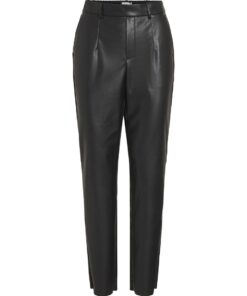 Vila Dagmar Coated Pants Black