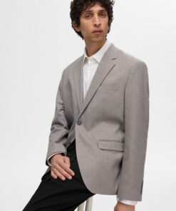 Selected Homme Odell Twill Blazer Sand