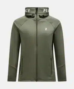 Peak Performance Rider Zip Hood Men Pine Needle