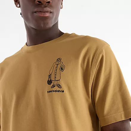 【New Balance】Athletics Relaxed Grandma T-Shirt H3Vr99JyBG2lUGPIZFAO_MT43554-