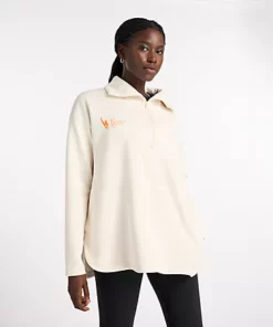 New Balance NYC Marathon Oversized Half Zip Linen