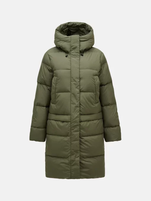 Peak Performance Quiver Down Parka Women Pine Needle
