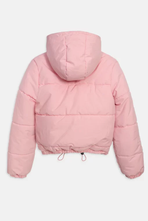 Juicy Couture Margie Aqua Activated Print Puffer Almond Blossom