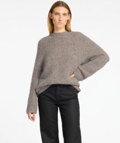 Selected Femme Gabella O-Neck Knit Steel Gray