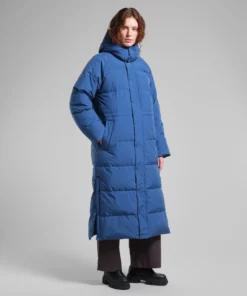 Dedicated Long Puffer Jacket Karmas True Blue