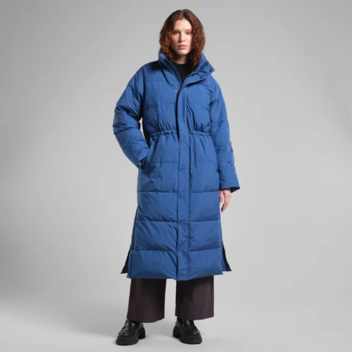 Dedicated Long Puffer Jacket Karmas True Blue