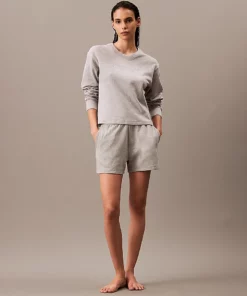 Calvin Klein Relaxed Lounge Sweatshirt - Modern Terry Grey Heather