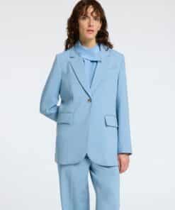 Selected Femme Rita-Freia Long Blazer Endless Sky