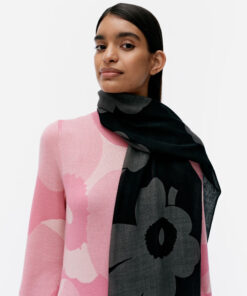 Marimekko Fiore Scarf Black