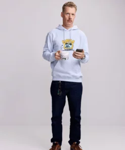 Makia x Kummeli Kyllä lähtee Hooded Sweatshirt Grey