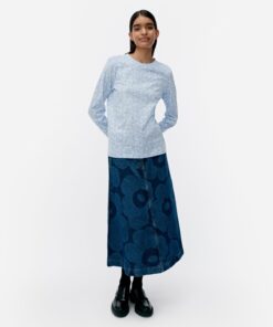 Marimekko Sekunti Piirto Unikko Shirt Light Blue