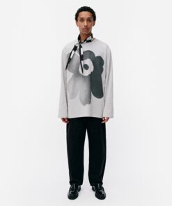 Marimekko  Biitti Unikko Placement Kioski Shirt Light Grey/Black