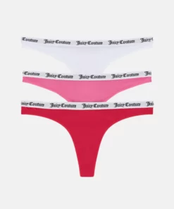 Juicy Couture Dana Cotton Thong 3-Pack