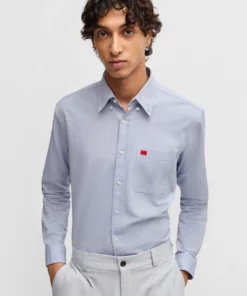 Hugo Evito Shirt Light Blue