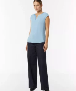 Comma, T-shirt Light Blue