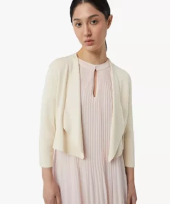 Comma, Short Cardigan Beige
