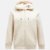Peak Performance Original Small Logo Zip Hood Men Sand Fog
