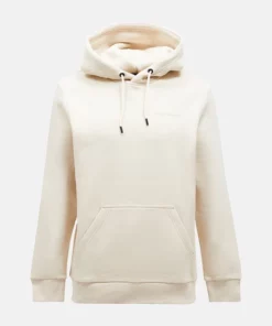 Peak Performance Original Small Logo Hood Men Sand Fog