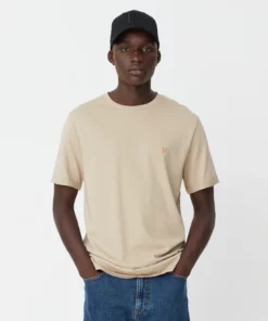 Les Deux Nørregaard T-Shirt Ivory/Orange
