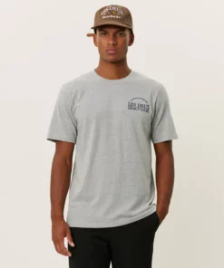 Les Deux Legacy Court T-shirt Grey Melange