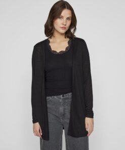 Vila Amer Open Cardigan Black Beauty