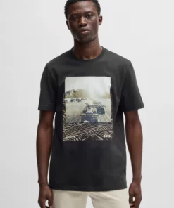 Boss Te_Dunetrace T-shirt Black