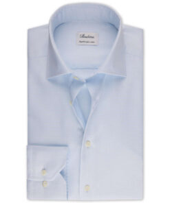 Stenströms Light blue Checked Twill Shirt