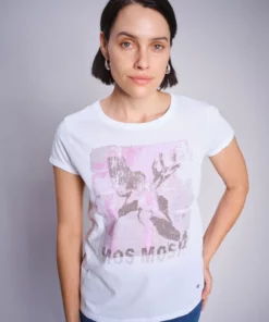 Mos Mosh MMFlori O-SS Tee White