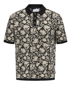 Onsjeremy Reg Knit Polo Silver Lining
