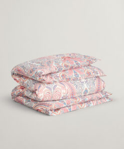 Gant Home Key West Paisley Single Duvet 150x210cm Orange Red