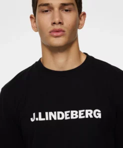 J.Lindeberg Parcy Logo Tee Black