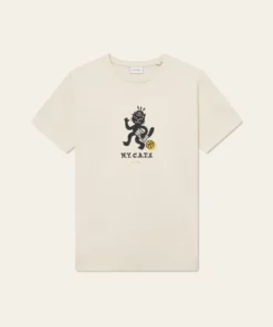 Les Deux Bruno Cat T-shirt Ivory