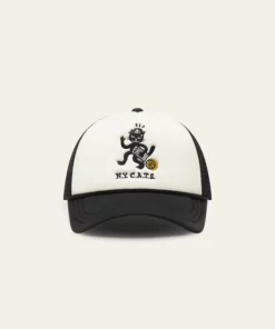 Les Deux Bruno Foam Trucker Cap Black/Ligt Ivory