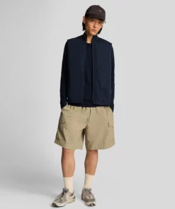 Lyle & Scott Tonal Hybrid Gilet Dark Navy