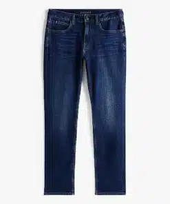 Tommy Hilfiger Denton Whiskered Straight Leg Jeans Dark Blue
