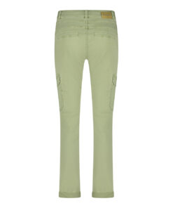 Red Button Cargo Jogger Pants Summer Sage