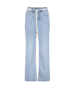Red Button Colette & Belt Jeans Light Stone