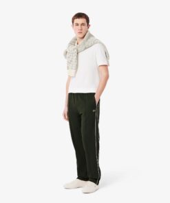 Lacoste Paris Piqué Sweatpants Bottle Green