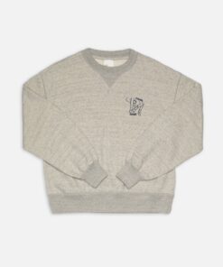 Nudie Jeans Lone Sweatshirt Cowgirl Boogie Greymelange