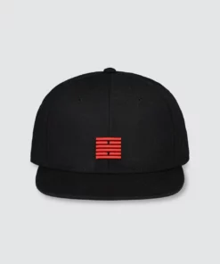 Billebeino Red Brick Snapback Cap Black