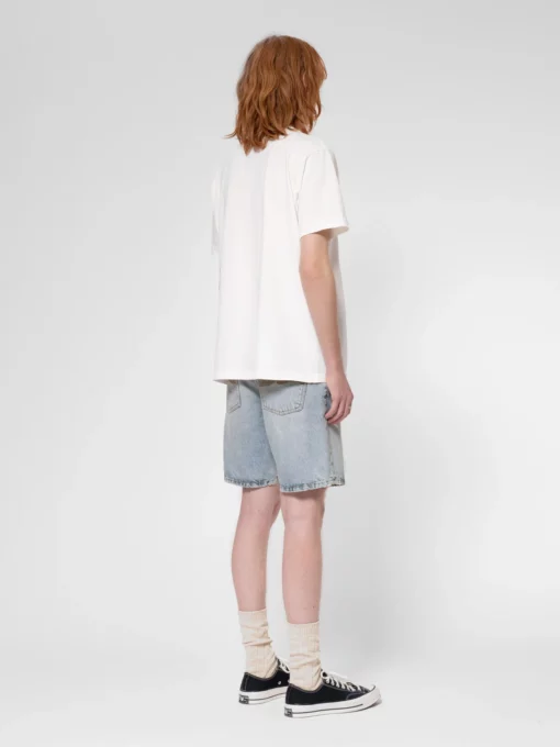 Nudie Jeans Seth Denim Shorts Sea Salt