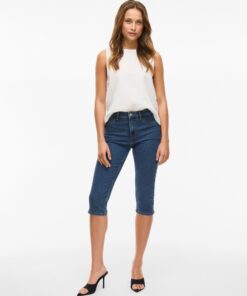 Vijeggy Capri Jeans Medium Blue Denim