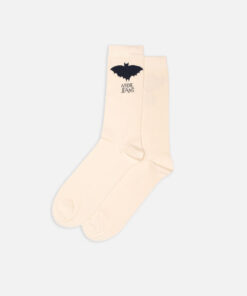 Nudie Jeans Men Socks The Bat Ecru