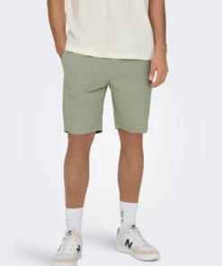 Only & Sons Linus Loose Fit Shorts Green